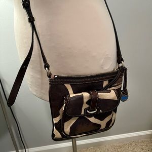 Dooney and Bourke Giraffe Print Shoulder Bag
